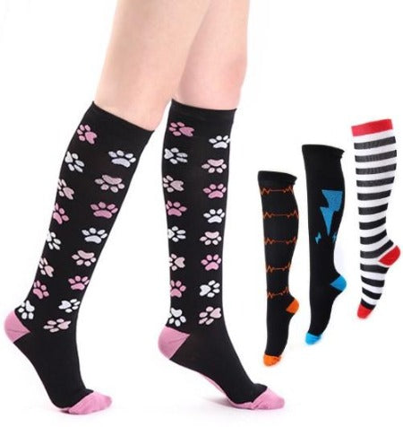 Compression Socks for Women Nurses Animal Print