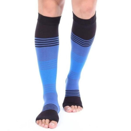 Open Toe Compression Socks Toeless Men Women