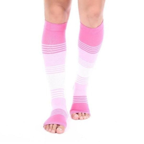 Open Toe Compression Socks Toeless Men Women