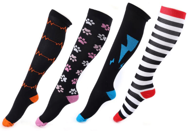 Compression Socks for Women Nurses Animal Print