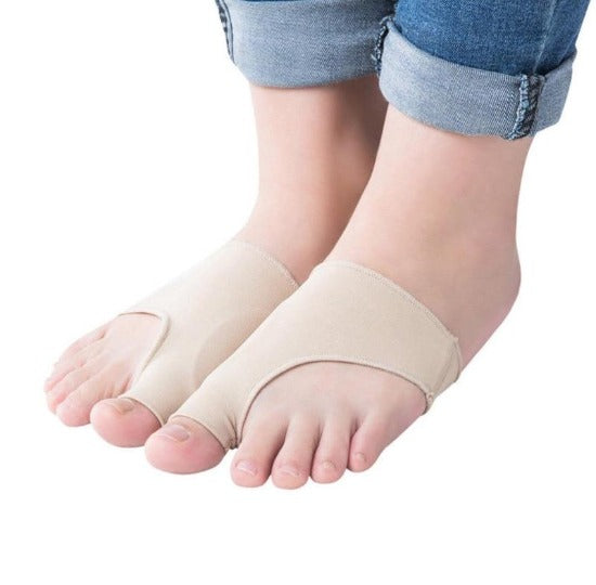 Padded Bunion Protecting Foot Sleeves - Big Toe Corrector Straightner - Pair - Affordable Compression Socks