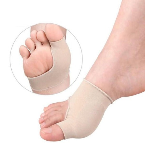 Padded Bunion Protecting Foot Sleeves - Big Toe Corrector Straightner - Pair - Affordable Compression Socks