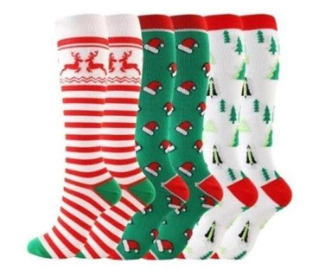 Compression Socks Men and Women Christmas