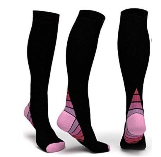 Athletic Fit Sports Compression Socks with Graduated Target Zones - Affordable Compression Socks