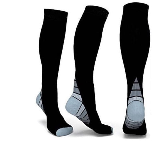 Athletic Fit Sports Compression Socks with Graduated Target Zones - Affordable Compression Socks