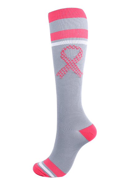 Compression Socks Breast Cancer Awareness