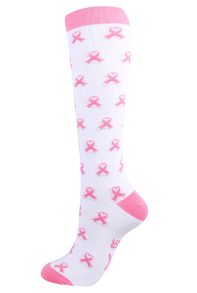 Compression Socks Breast Cancer Awareness