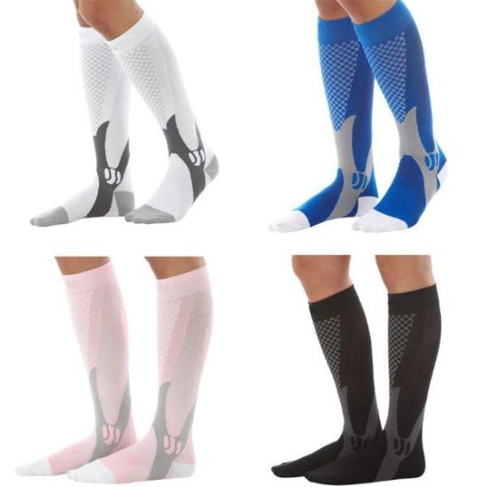 Knee High Fitness Compression Socks - Athletic Graduated Sport Stockings - Affordable Compression Socks