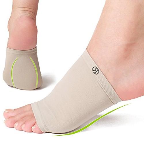Plantar Fasciitis Arch Support Sleeves Gel Pad Support - Foot & Heal Pain Relief - Affordable Compression Socks