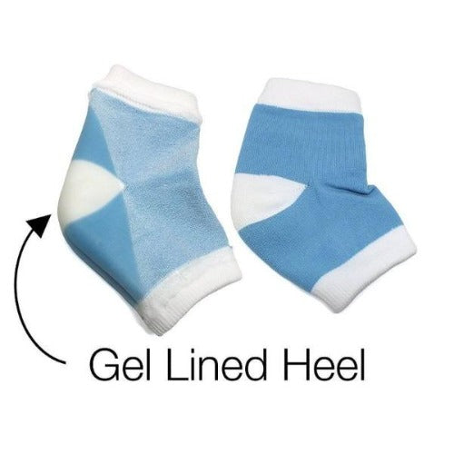 Spa Gel Moisturizing Heel Massaging Socks - Fix Dry & Cracked Feet - Affordable Compression Socks