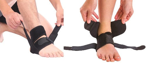 Ankle Brace Support Wrap with Adjustable Straps for Sprain & Tears - Affordable Compression Socks