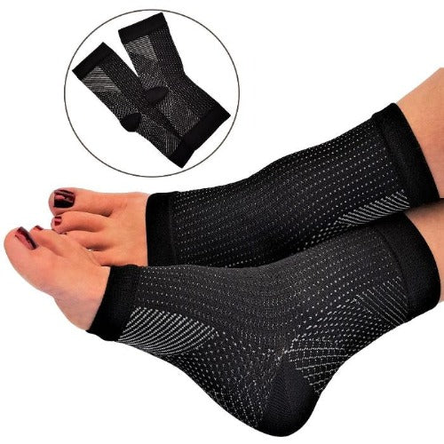 ZenToes Unisex Plantar Fasciitis Compression Socks with Open Toe