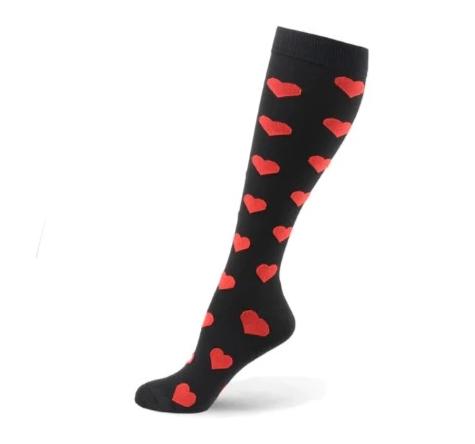Compression Socks Men Women Hearts