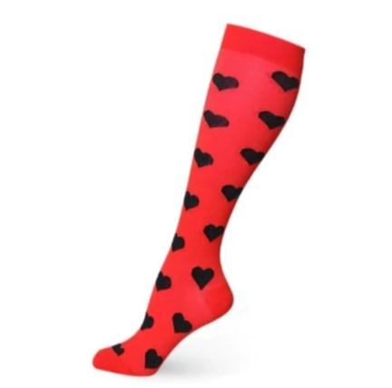 Compression Socks Men Women Hearts