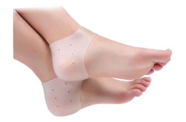 Protective Silicone Sleeve Gel Cups for Plantar Fasciitis & Heel Spurs - Affordable Compression Socks