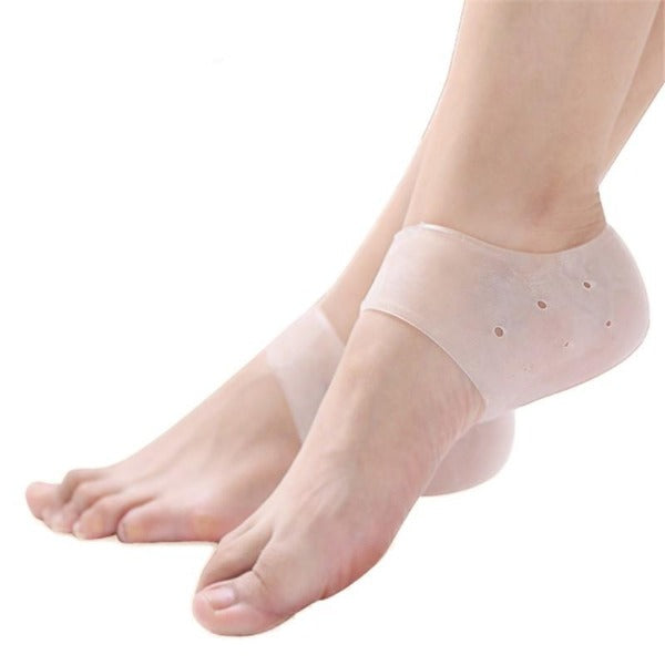 Protective Silicone Sleeve Gel Cups for Plantar Fasciitis & Heel Spurs - Affordable Compression Socks