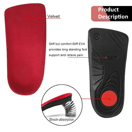 Insoles Flat Feet Plantar Fasciitis Foot Heel