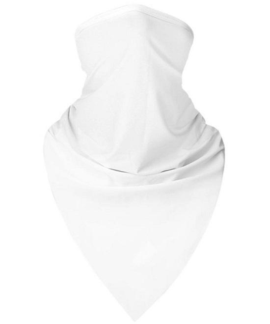 Face Neck Gaiter Cover Sun Protection White