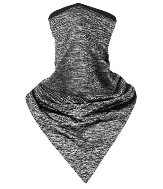 Face Neck Gaiter Cover Sun Protection Gray