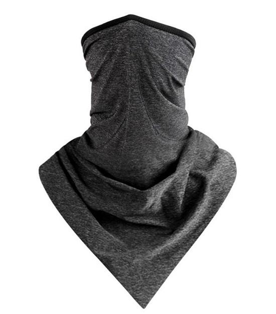 Face Neck Gaiter Cover Sun Protection Gray