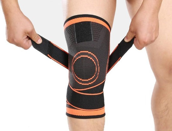 Knee Compression Sleeve Brace with Adjustable Straps - Affordable Compression Socks