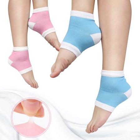Spa Gel Moisturizing Heel Massaging Socks - Fix Dry & Cracked Feet - Affordable Compression Socks