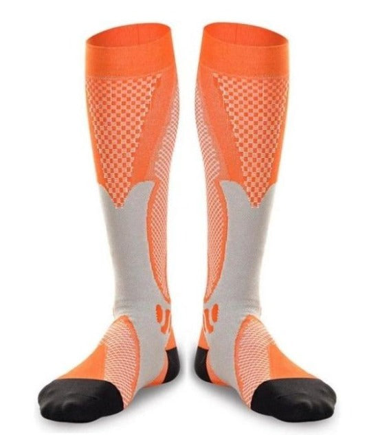 Knee High Fitness Compression Socks - Athletic Graduated Sport Stockings - Affordable Compression Socks