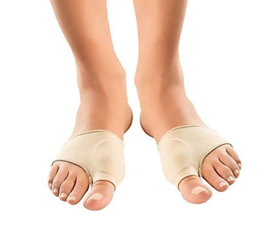 Padded Bunion Protecting Foot Sleeves - Big Toe Corrector Straightner - Pair - Affordable Compression Socks